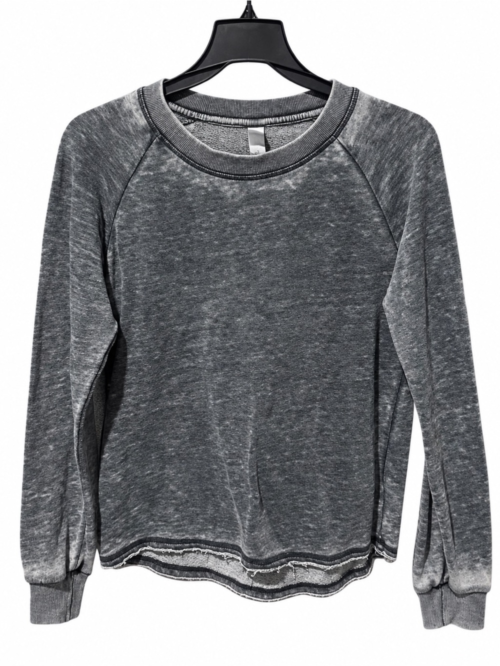 Alternative Washed Charcoal Crewneck Sweater